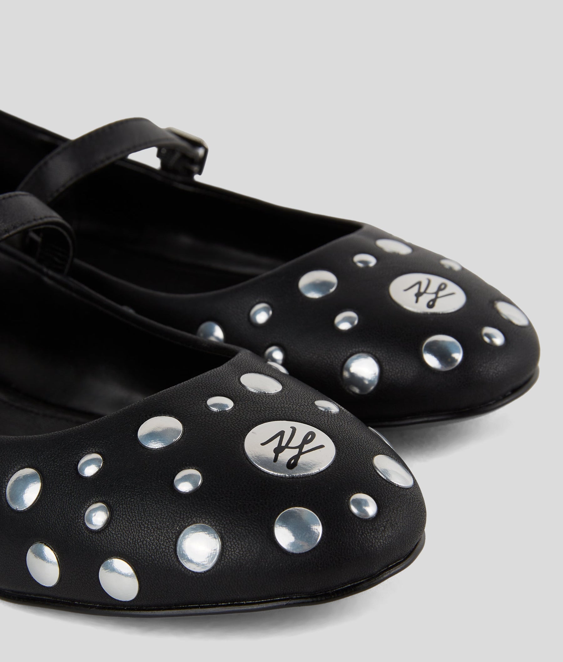 KARO MIRROR STUDS PUMPS