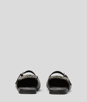 KONNIE SIGNIA CHAIN SLINGBACKS