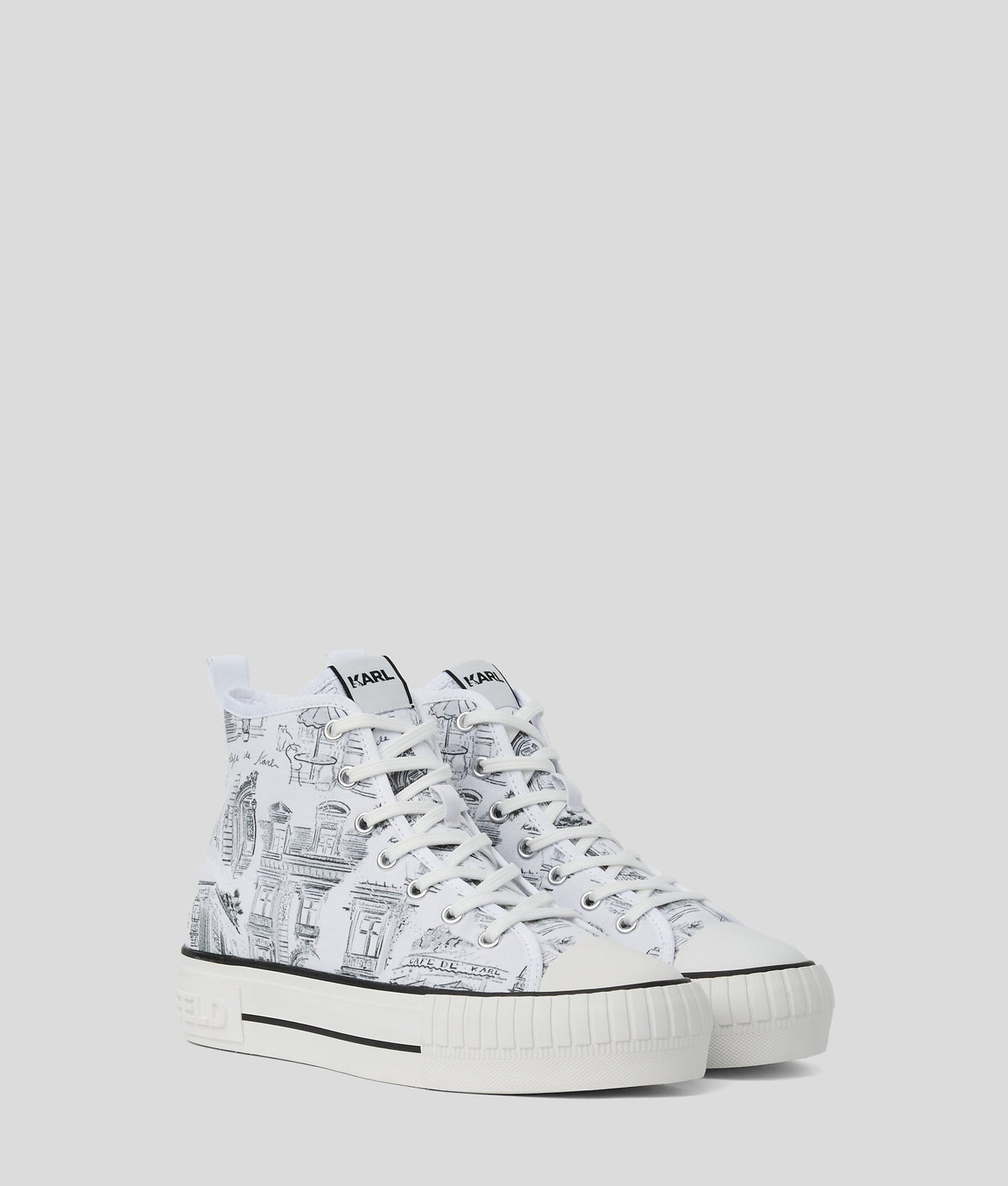 KL X JORGE PARRA HIGH-TOP TRAINERS