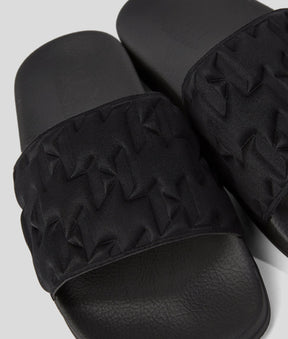 MONOGRAM PADDED SANDALS
