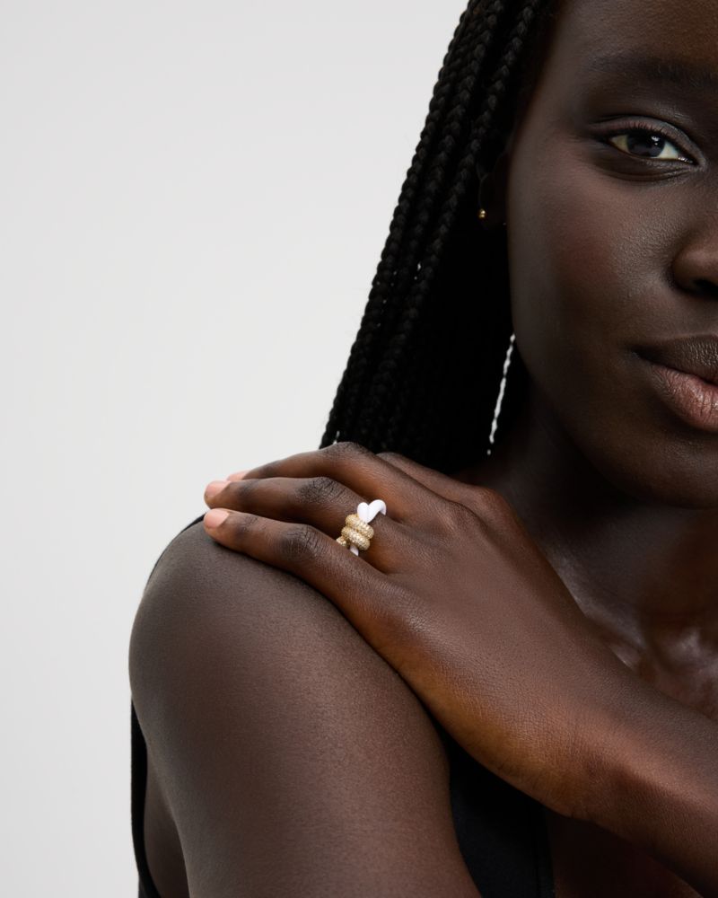 Ropes & Knots Pave Ring