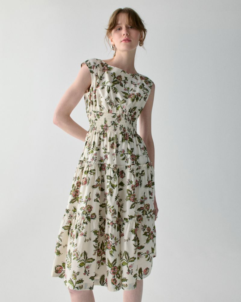 Forest Blooms Blaire Midi Dress