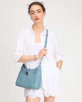 Deco Denim Hobo Bag