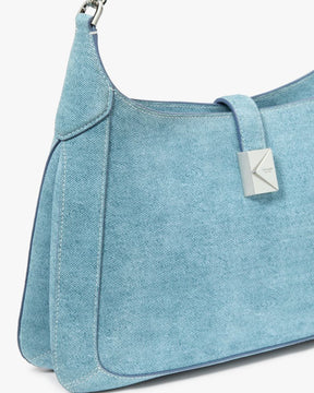 Deco Denim Hobo Bag