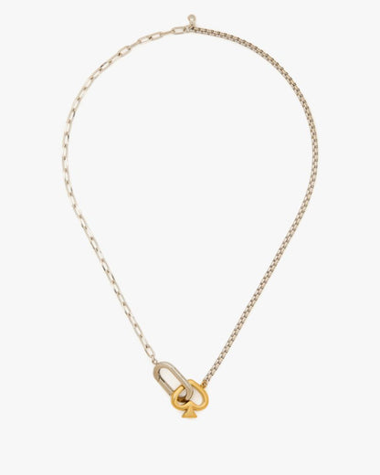 Statement Spade Link Necklace