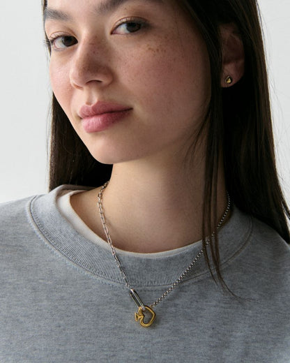 Statement Spade Link Necklace