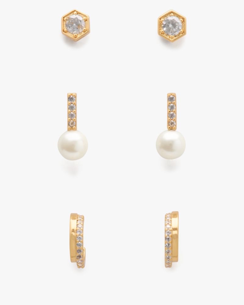 Bit Of Shine Studs And Huggies Set