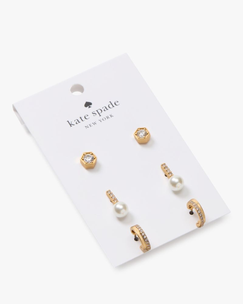 Bit Of Shine Studs And Huggies Set