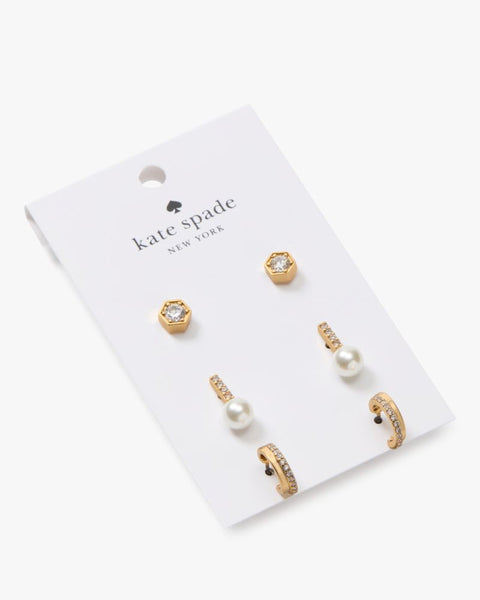 Bit Of Shine Studs And Huggies Set