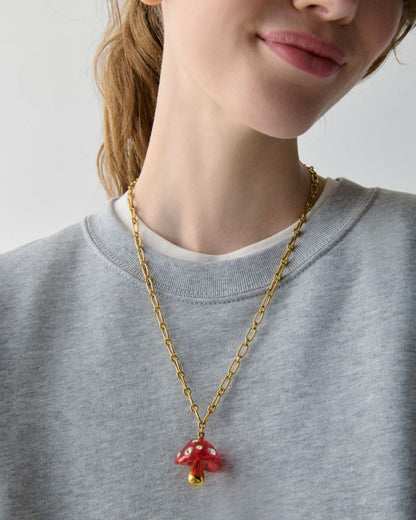 Forest Pop Mushroom Pendant