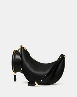Duo Crinkle Metallic Leather Crossbody Bag