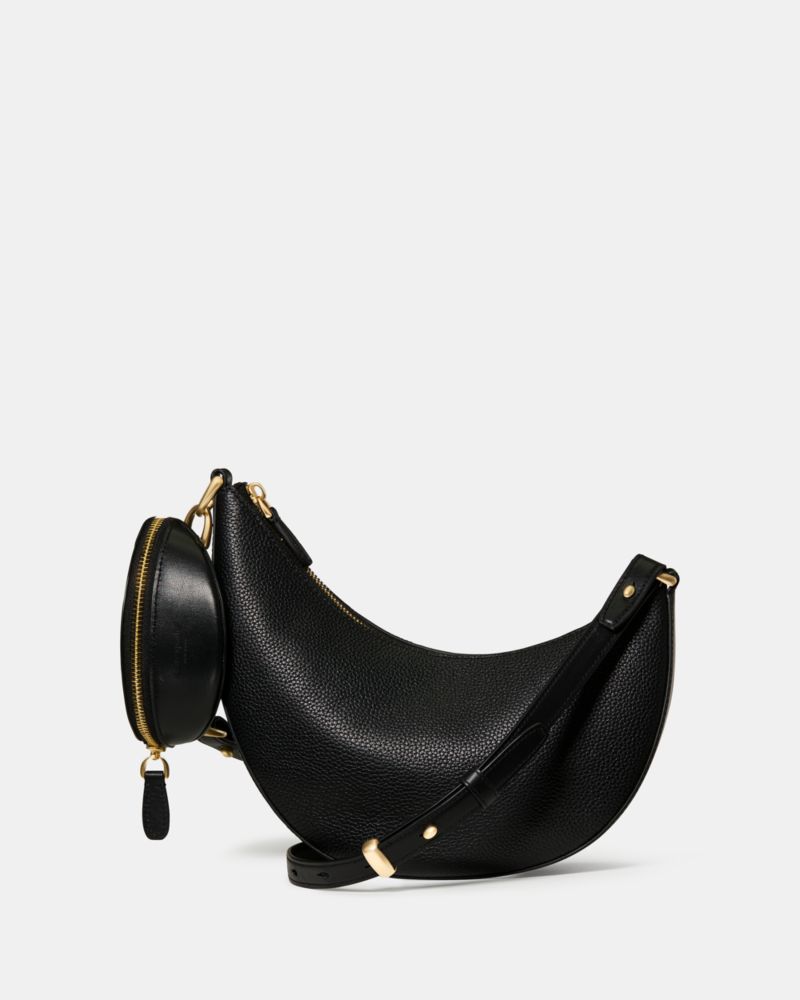 Duo Snake Embossed Crossbody Bag