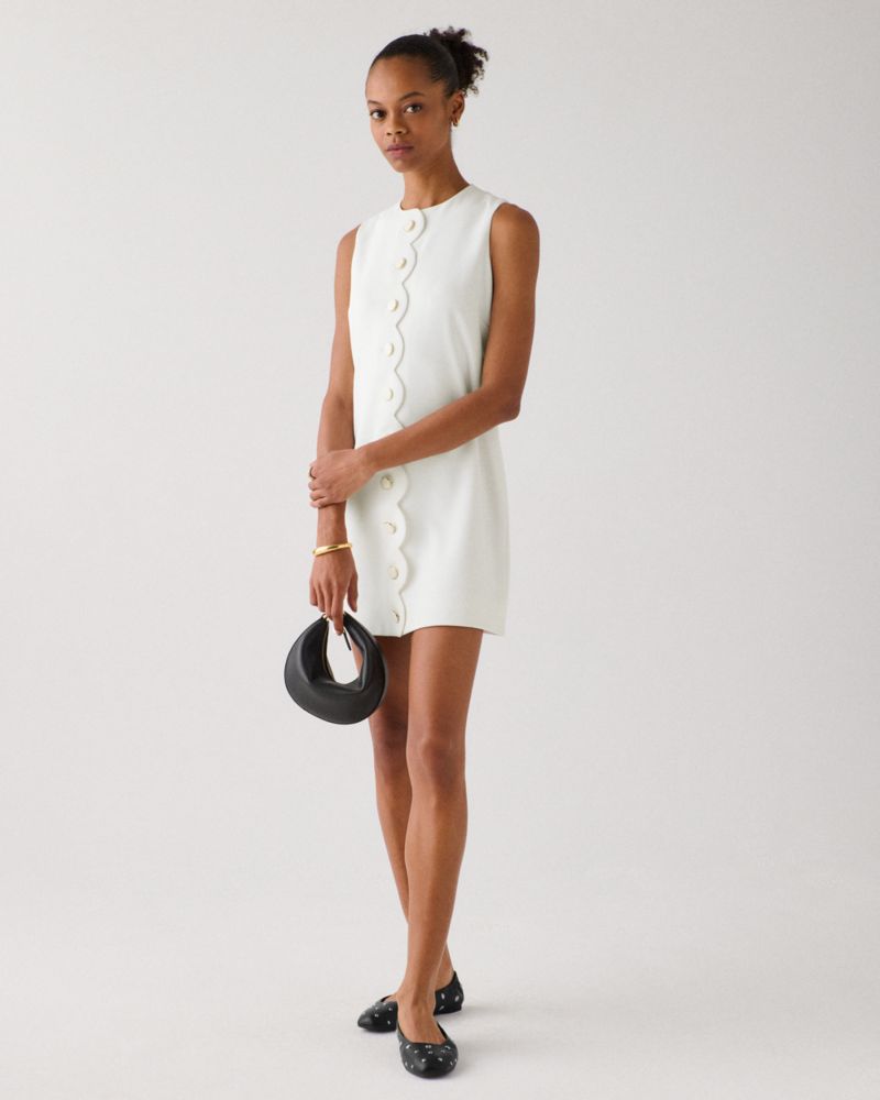 Scallop Shift Dress