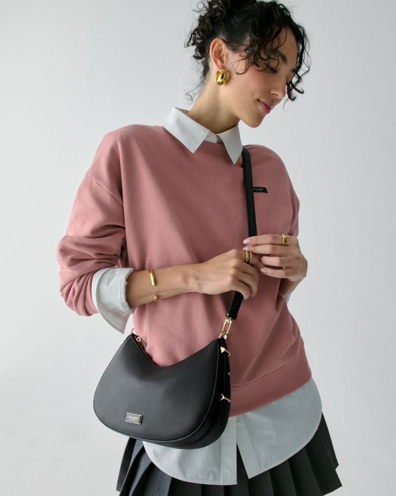 Liv Crinkle Patent Convertible Shoulder Bag