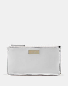 Bridget Mirror Metallic Large Slim Card Holder