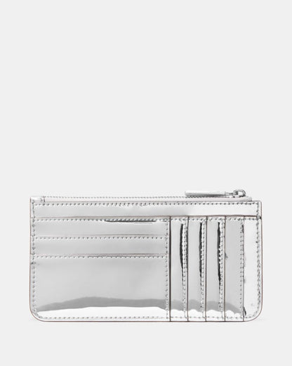 Bridget Mirror Metallic Large Slim Card Holder