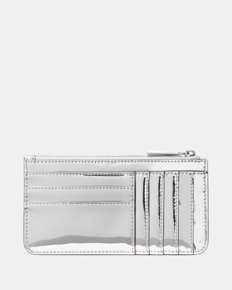 Bridget Mirror Metallic Large Slim Card Holder