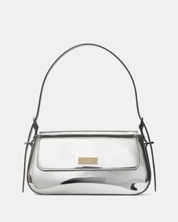 Bridget Shiny Leather Small Flap Shoulder