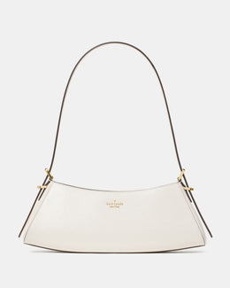 Frankie Textured Patent Leather Small East West Shoulder