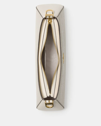 Frankie Textured Patent Leather Small East West Shoulder