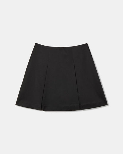 Box Pleat Mini Skirt