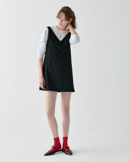 V-neck Mini Dress