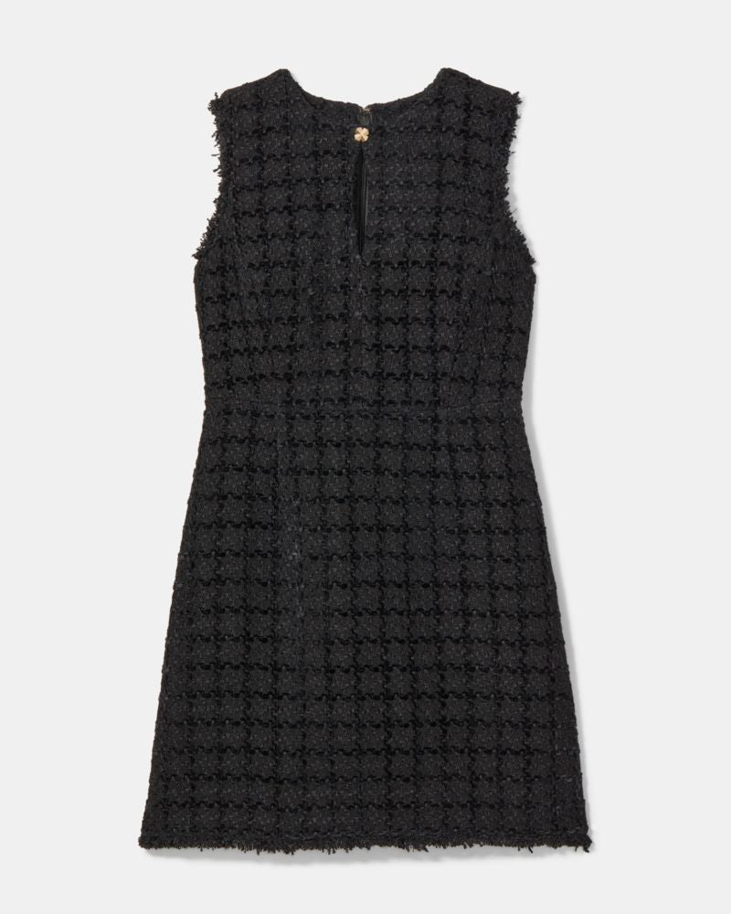 Plaza Tweed Fit And Flare Dress