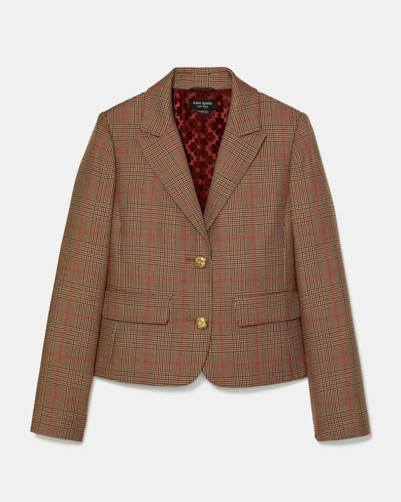 Plaid School Girl Blazer