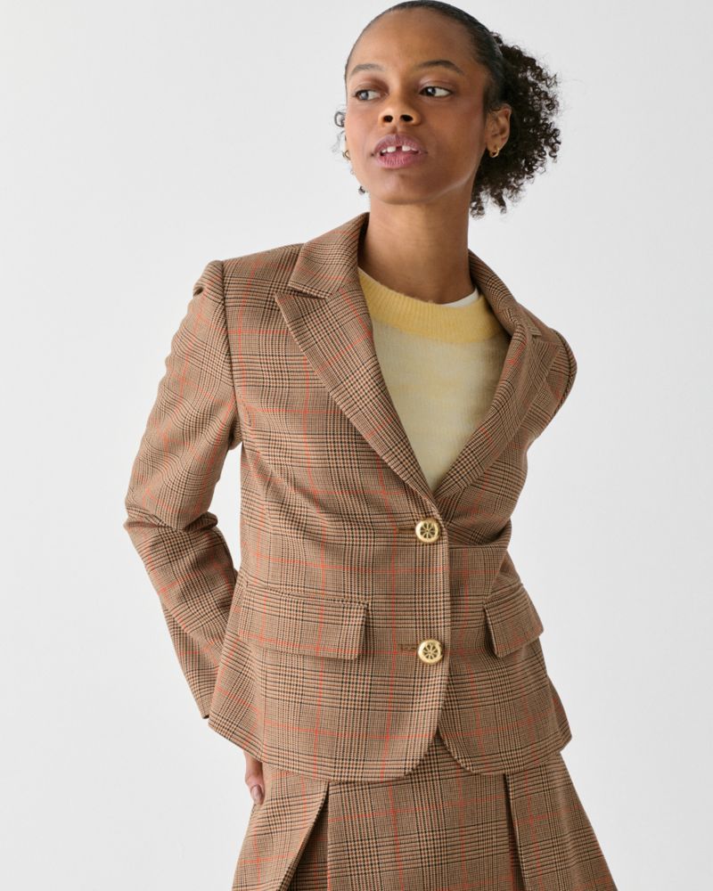 Plaid School Girl Blazer