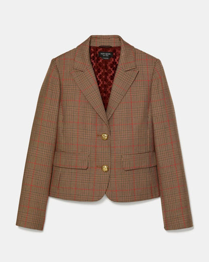 Plaid School Girl Blazer