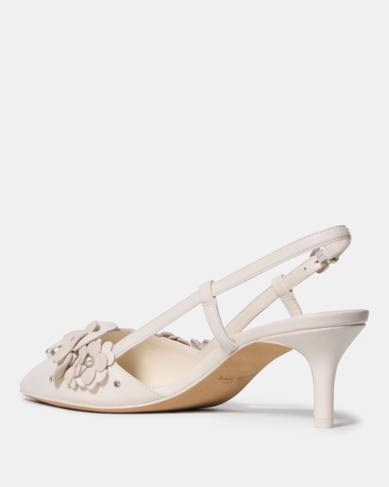Spade Flower Garden Slingback Pump