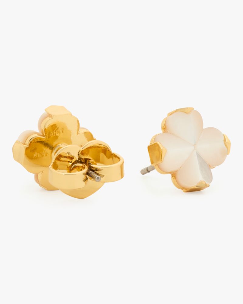 Spade Flower Studs