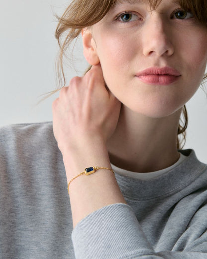 Molten Glass Solitaire Bracelet