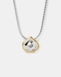 Sculpted Spade Pendant