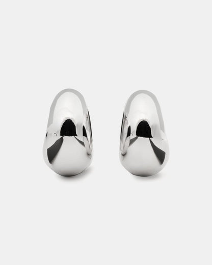Sculpted Spade Statement Huggies