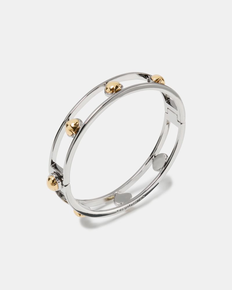 Sculpted Spade Cut Out Bangle