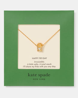 Happy Fry-day Carded Pendant