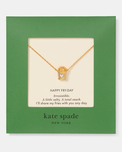 Happy Fry-day Carded Pendant