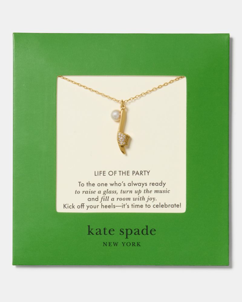 Life Of The Party Carded Pendant