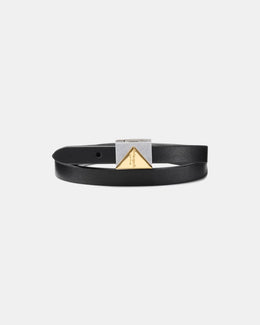Deco Leather Wrap Bracelet