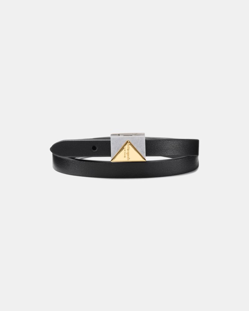 Deco Leather Wrap Bracelet