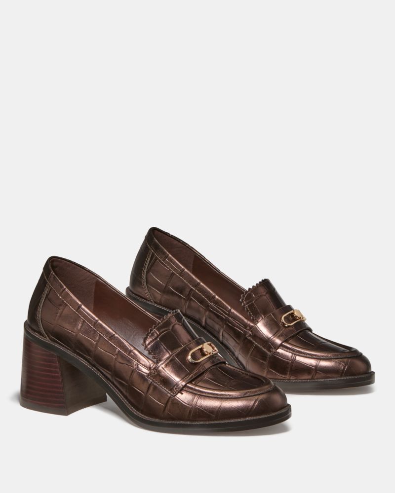 Hallie Heeled Loafer
