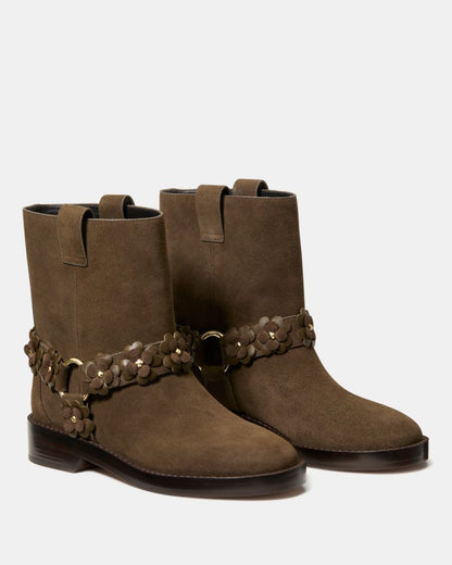 Spade Flower Garden Moto Boot