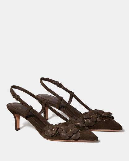 Spade Flower Garden Slingback Pump