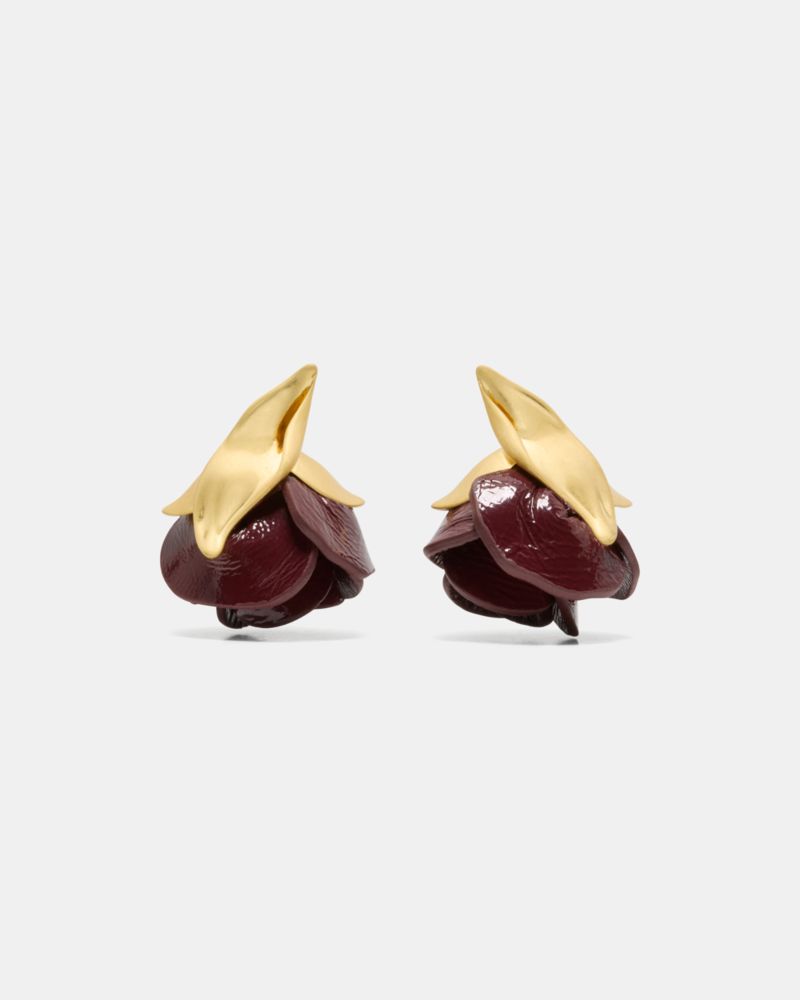 Rose Buds Drop Earrings