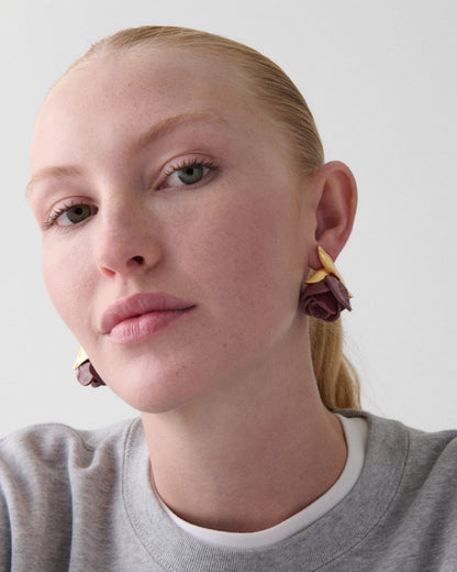 Rose Buds Drop Earrings