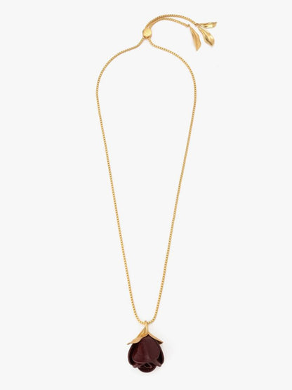 Rose Buds Wrap Necklace
