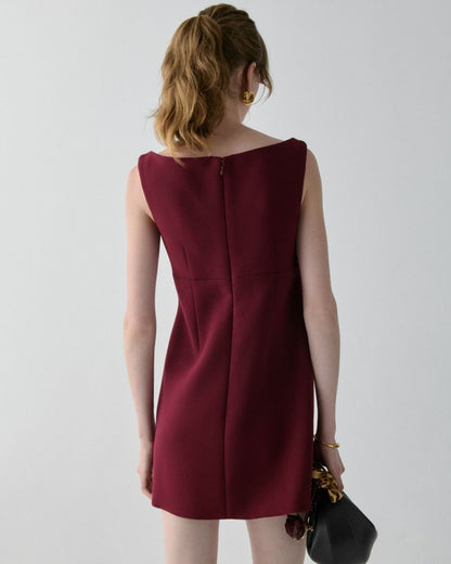 V-neck Mini Dress