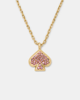 Everyday Spade Pave Mini Pendant