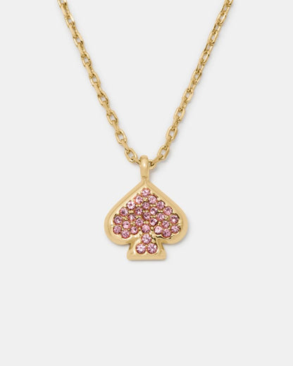 Everyday Spade Pave Mini Pendant